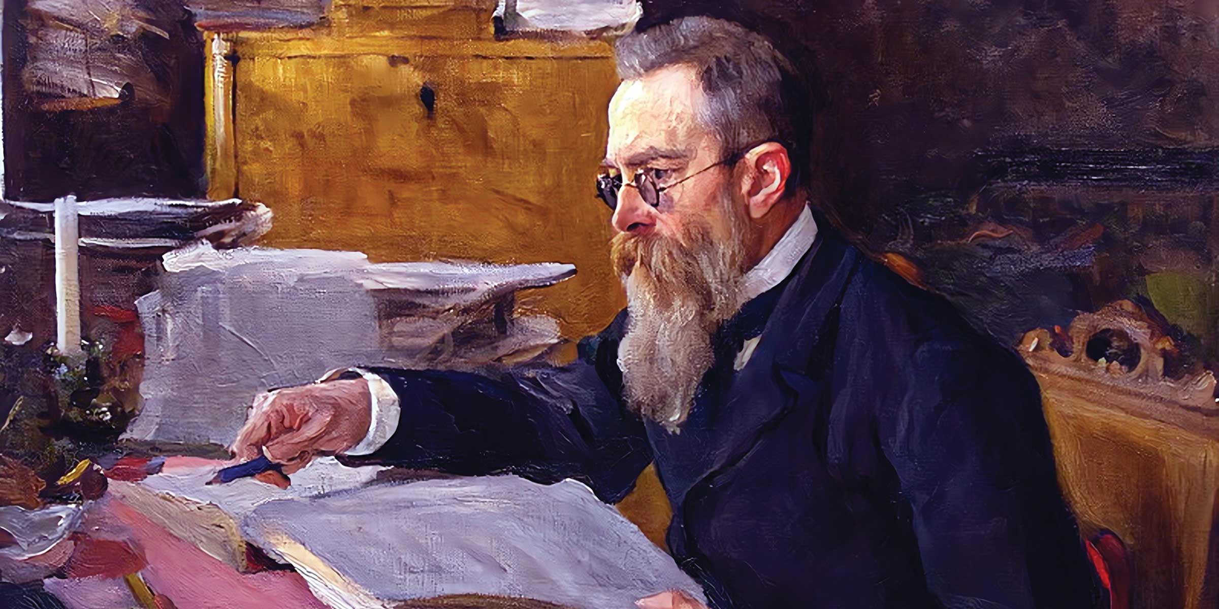 Nikolai Rimski-Korsakov, por Valentin Serov