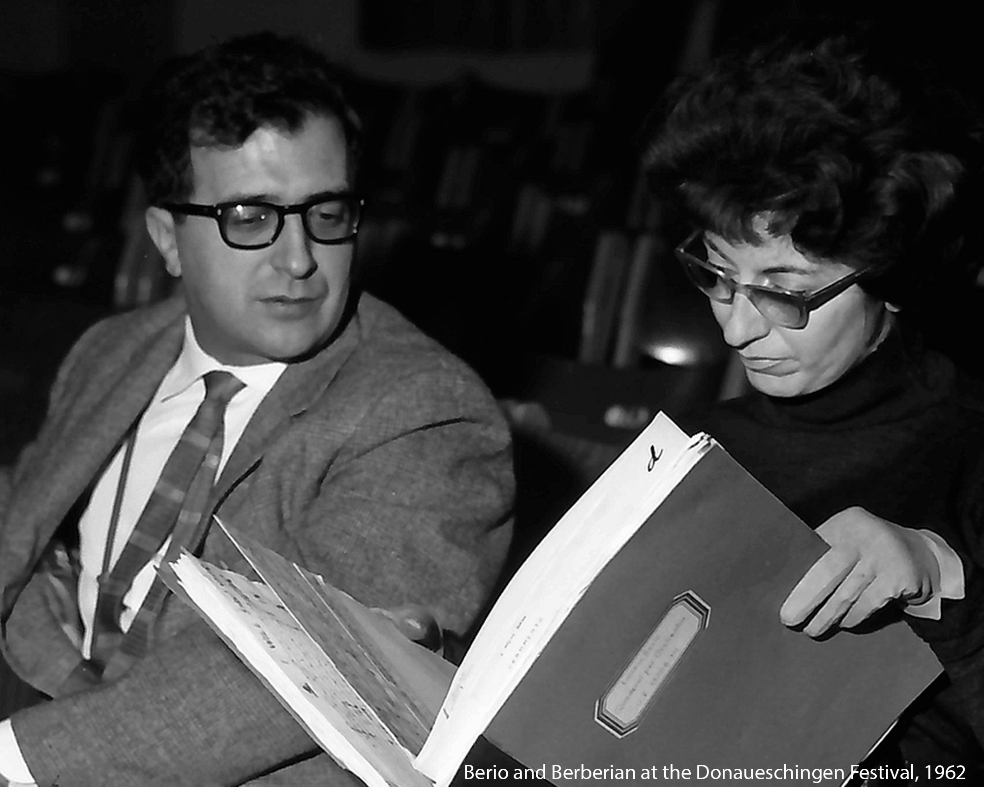 Berio and Berberian at the Donaueschingen Festival, 1962