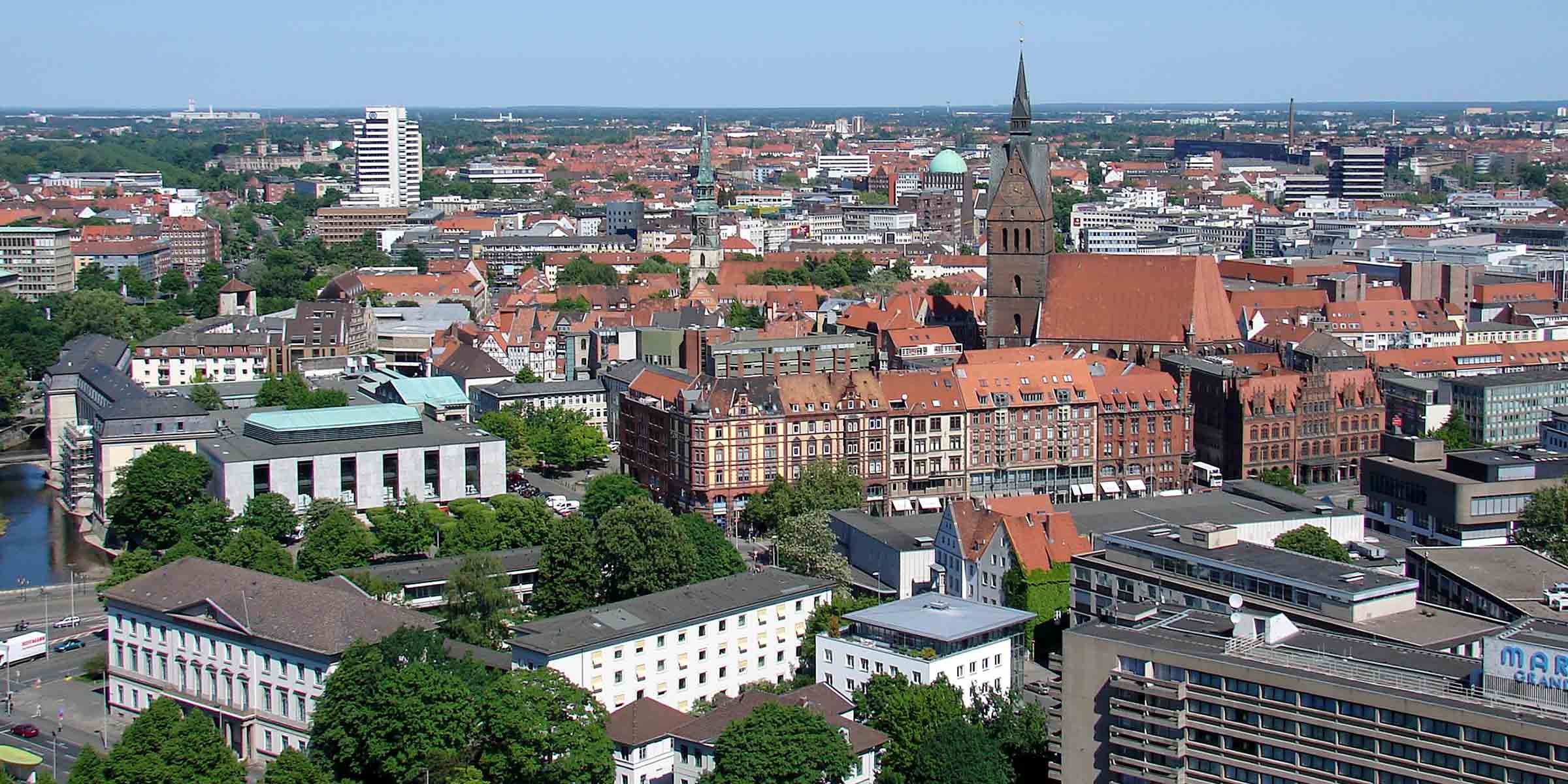 Cidade de Hanover, onde se realizou a estreia do Concerto para Piano e Orquestra n.º1 de Brahms